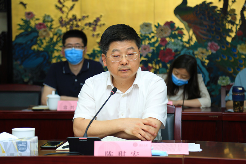 受省局局长,党组书记沈海斌委托,省局副局长,党组成员陈琪宏出席会议